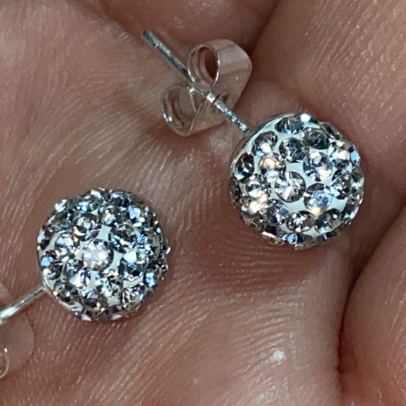 Swarovski CZ / sterling 925 earrings ✨✨✨ NWOT - Picture 6 of 8